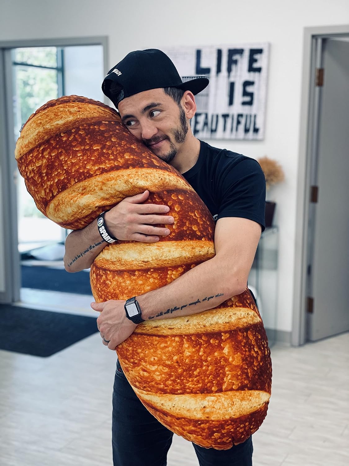 30" Large Bread Loaf Pillow