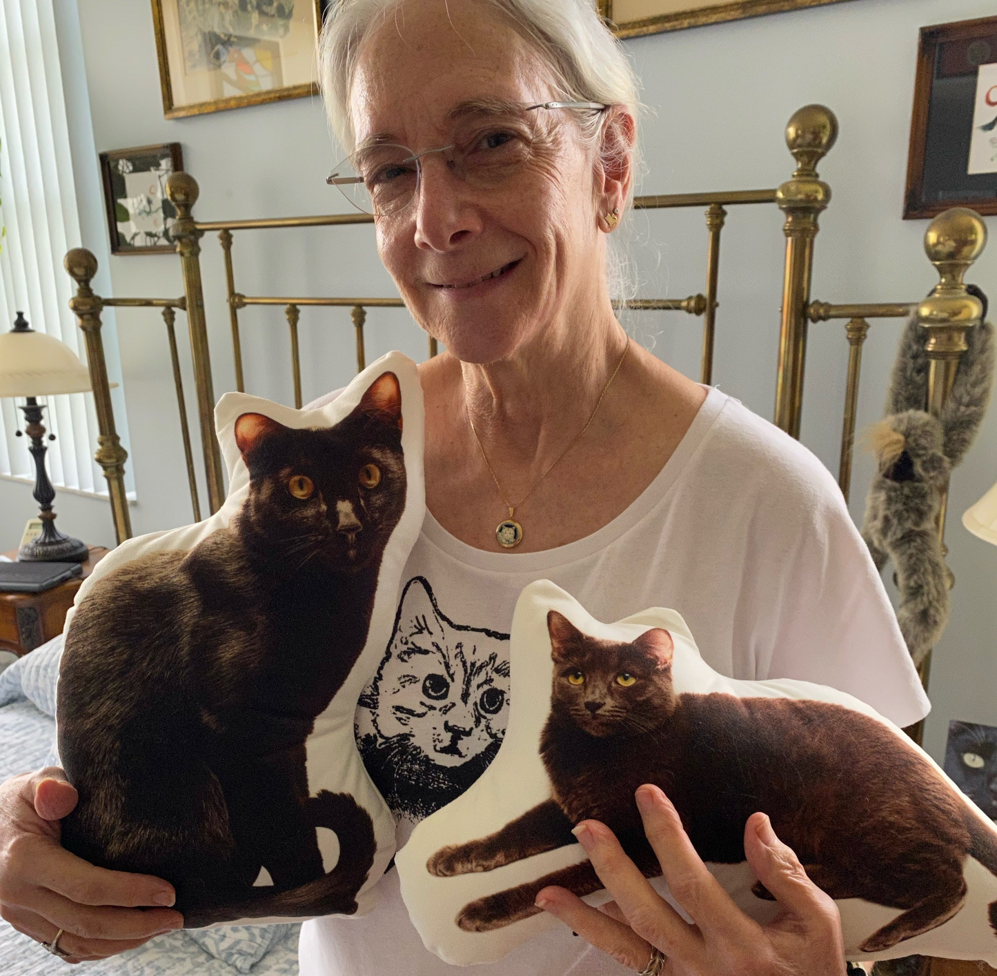 Custom Shaped Cat Pillow