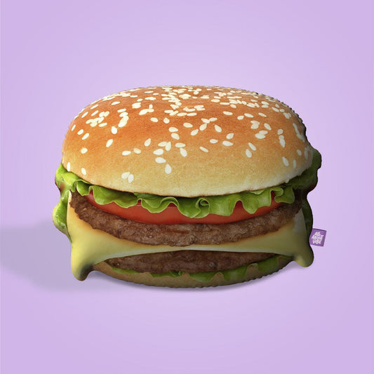 Burger Shaped Pillow