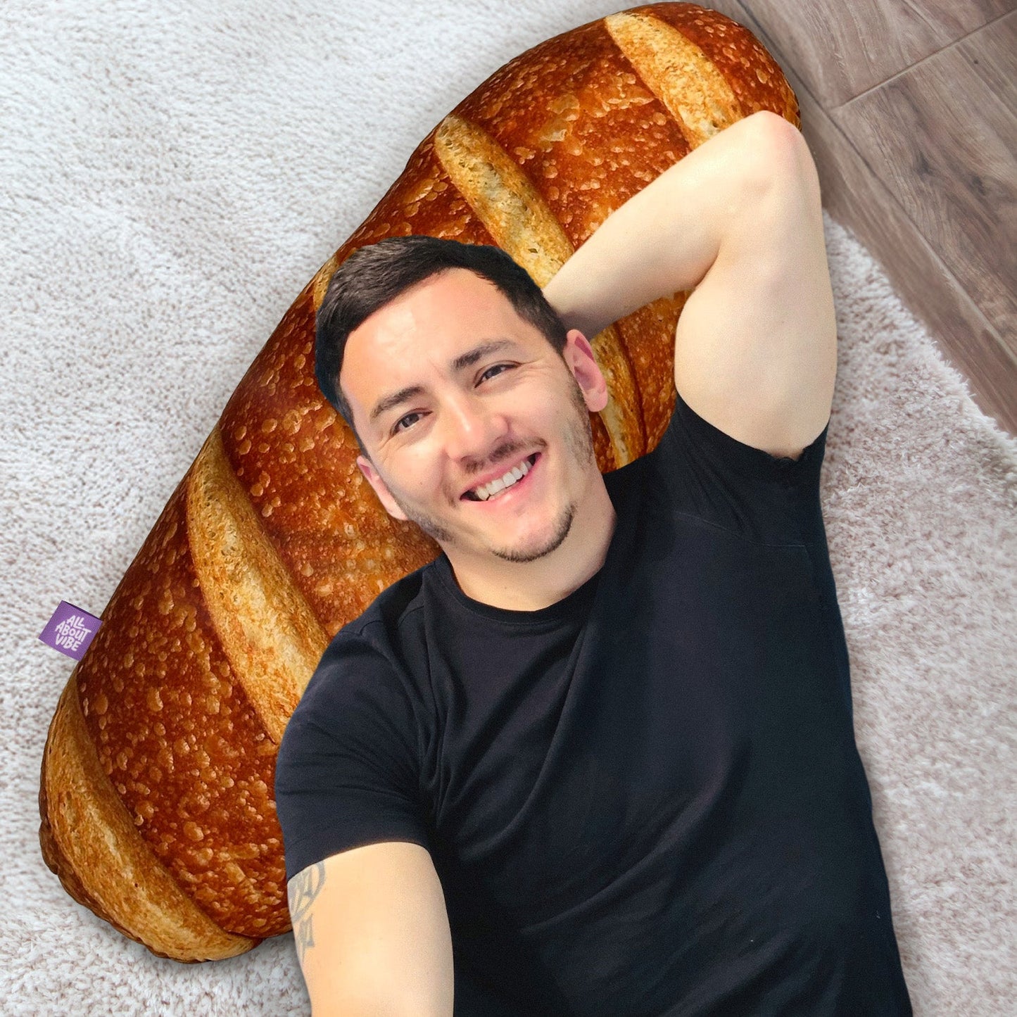 30" Large Bread Loaf Pillow