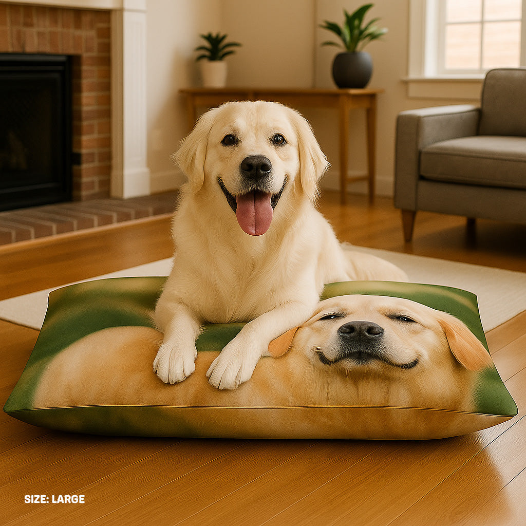 Custom Photo Pet Bed Pillow